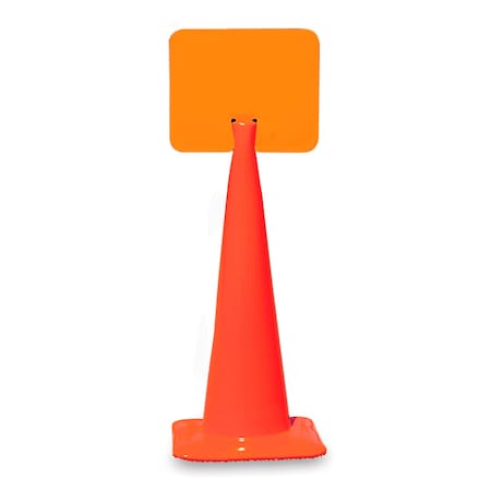 Cortina Safety Products 10 in H, 14 in W, Orange 03-550-BLCH